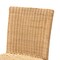 Baxton Studio Racquel Modern Bohemian Natural Rattan and Mahogany Wood Bar Stool 217-12735-ZORO - alternate 9